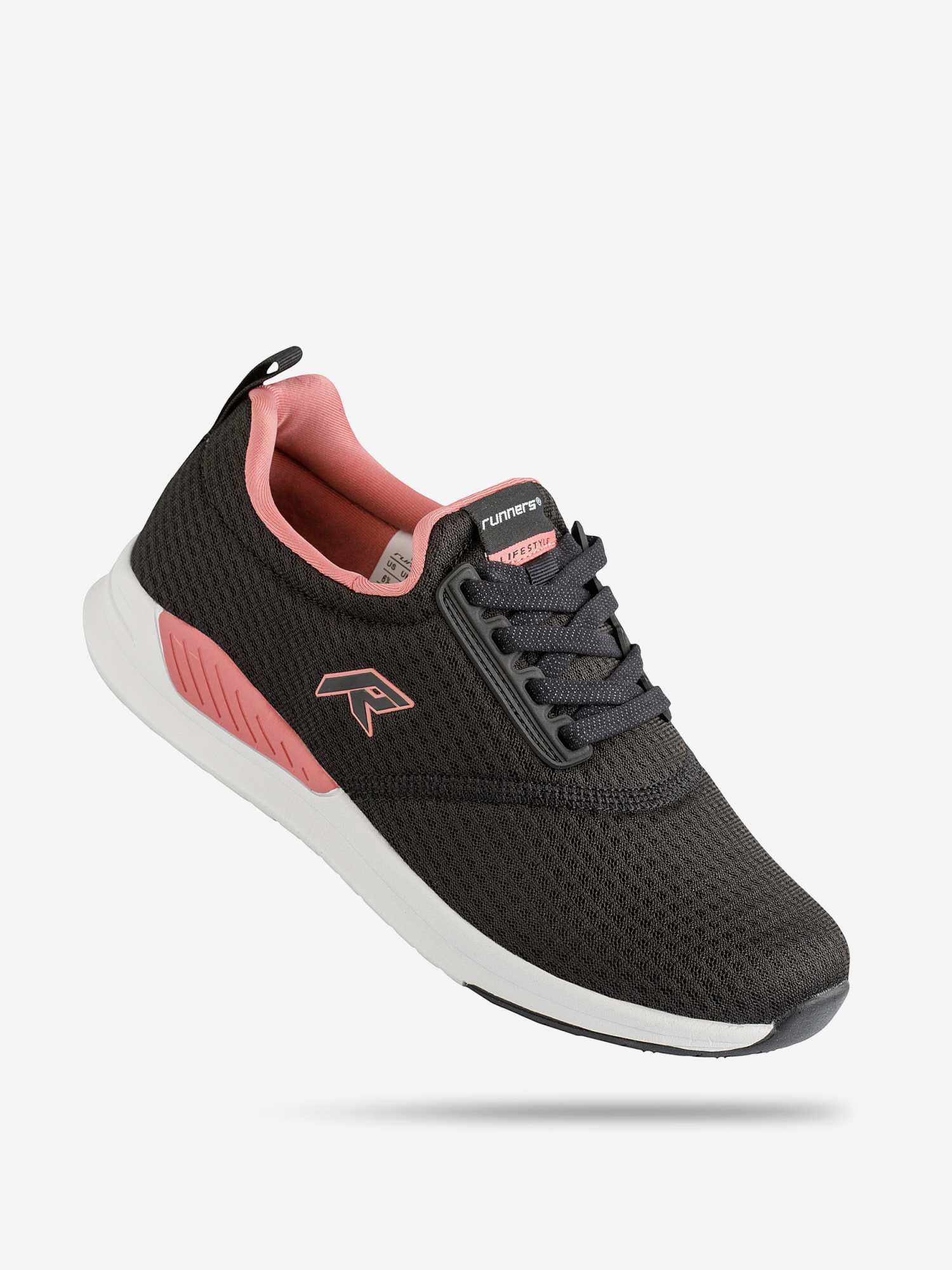 Кроссовки женские Runners RNS-242-2978 black/powder