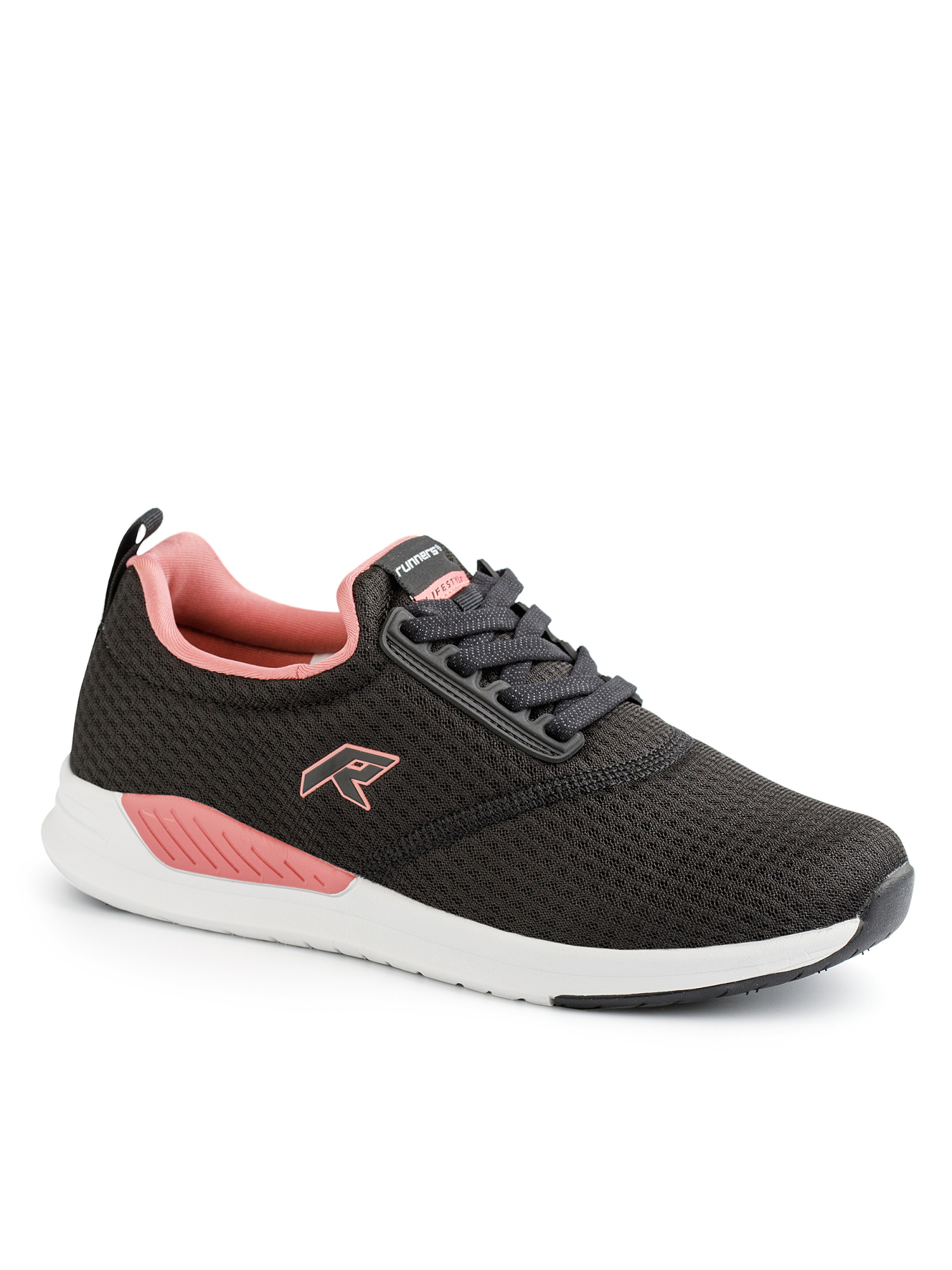 Кроссовки женские Runners RNS-242-2978 black/powder